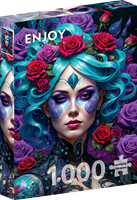 Gothic Flowers Portrait Puzzel (1000 stukjes)