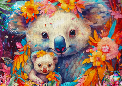 Koala Kuddles Puzzel (1000 stukjes)-2
