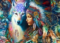 Native Princess Puzzel (1000 stukjes)-2