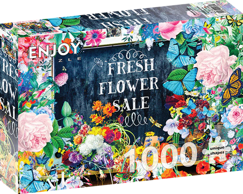 Flower Sale Puzzel (1000 stukjes)