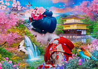 Geisha Garden Puzzel (1000 stukjes)-2