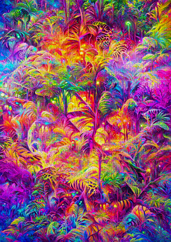 Jungle Tapestry Puzzel (1000 stukjes)-2