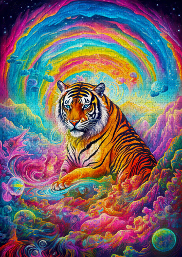Where Tigers Reign Puzzel (1000 stukjes)-2