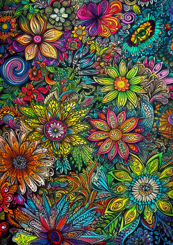 Flower Power Puzzel (1000 stukjes)-2