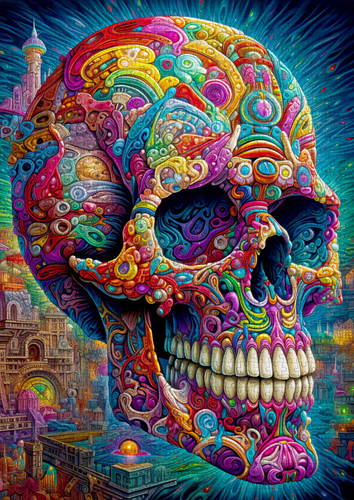 Quirky Skull Puzzel (1000 stukjes)-2