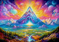 Woodland Pyramids Puzzel (1000 stukjes) -2