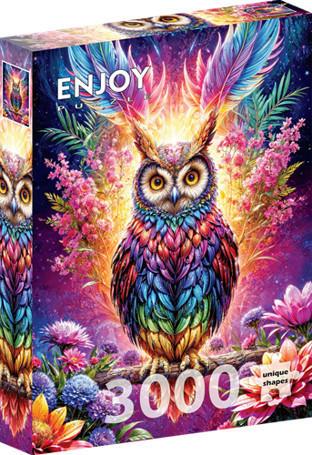 Neon Owl Puzzel (3000 stukjes)