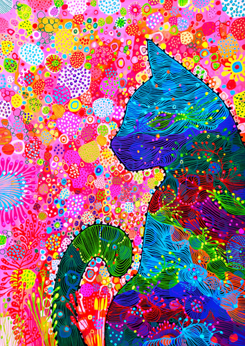 Wandering Cat Puzzel (1500 stukjes)-2