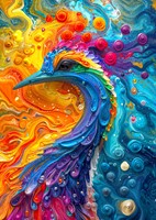 Marble Feathers Puzzel (1000 stukjes)-2