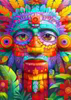 Floral Totem Puzzel (1000 stukjes)-2
