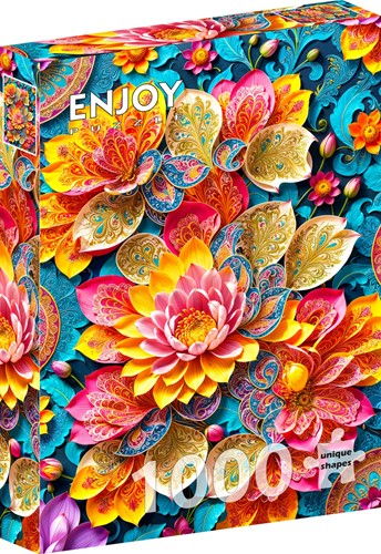 Elegant Waterlilies Puzzel (1000 stukjes)