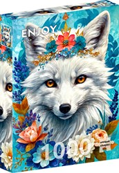 Blooming Snow Fox Puzzel (1000 stukjes)