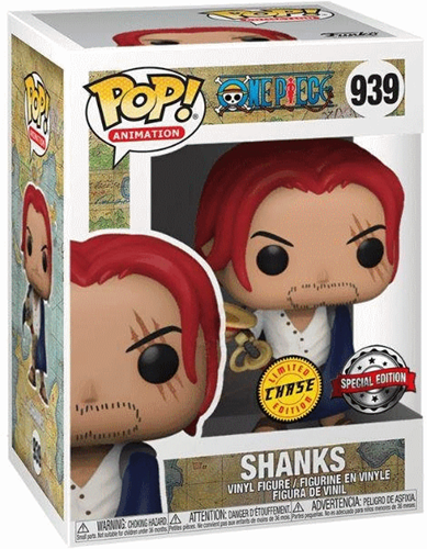 Funko Pop! - One Piece Shanks 'Special Edition' Chase Variant #939