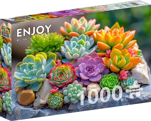 Succulents Puzzel (1000 stukjes)