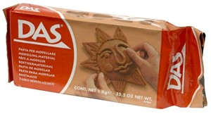 Afbeelding van het spelletje Das Klei 1 Kilo Terracotta