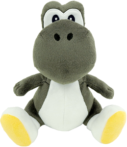 Together Plus Super Mario - Black Yoshi Pluche Knuffel (20 cm)