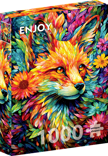 Flower Garden Fox Puzzel (1000 stukjes)