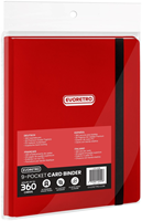 Premium - Regular Card Zippered Binder Rood (9-Pocket)-2