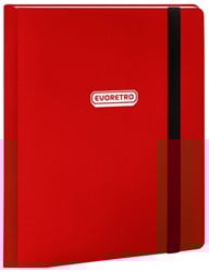 Premium - Regular Card Zippered Binder Rood (9-Pocket)