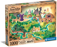 Disney - Snow White Story Maps Puzzel (1000 stukjes)