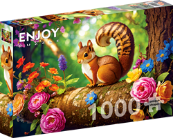 Blossom Squirrel Puzzel (1000 stukjes)