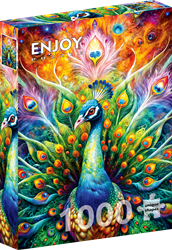 Peacock Majesty Puzzel (1000 stukjes)