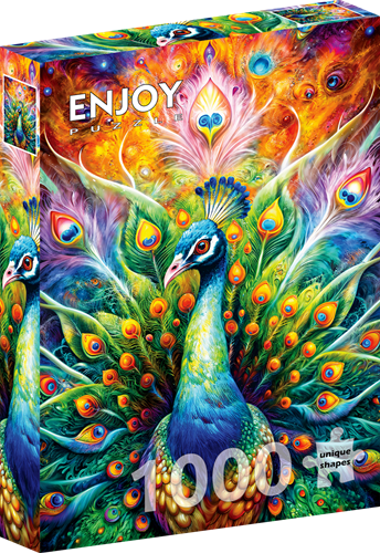 Peacock Majesty Puzzel (1000 stukjes)