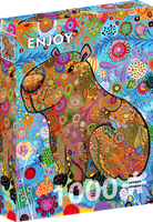 Patterned Capybara Puzzel (1000 stukjes)