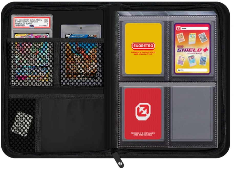 Premium - Toploader Binder 4-Pocket (+Shield) - kopen bij Spellenrijk.nl