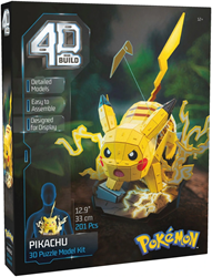 4D Build Pokemon - Pikachu Bouwpakket (201 stukjes)