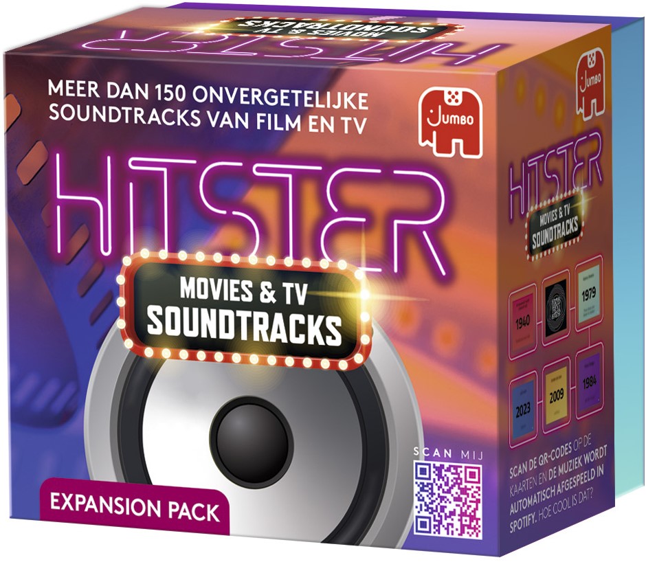 Hitster Movies & TV Soundtracks Uitbreiding kopen bij Spellenrijk.nl