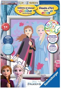 Afbeelding van het spelletje Frozen 2 - Schilderen op Nummer