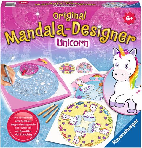 Mandala-Designer Unicorn 2 in 1