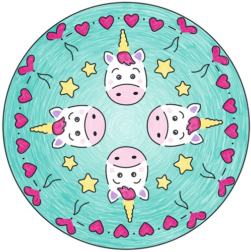 Mini Mandala-Designer Unicorn-2
