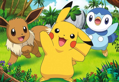Pikachu en zijn Vrienden Puzzel (2 x 24 stukjes)-2