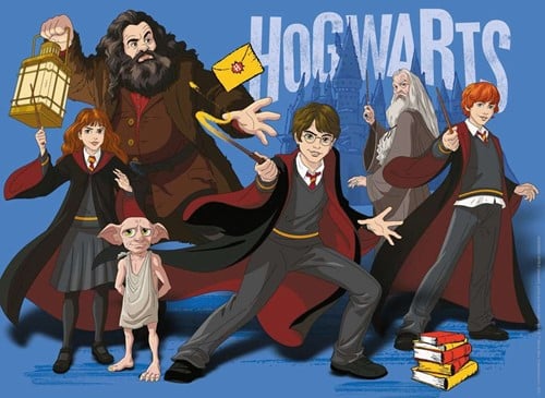 Harry Potter en Zweinstein Puzzel (300 XXL stukjes)-2