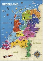 Ik Leer - Kaart van Nederland-2