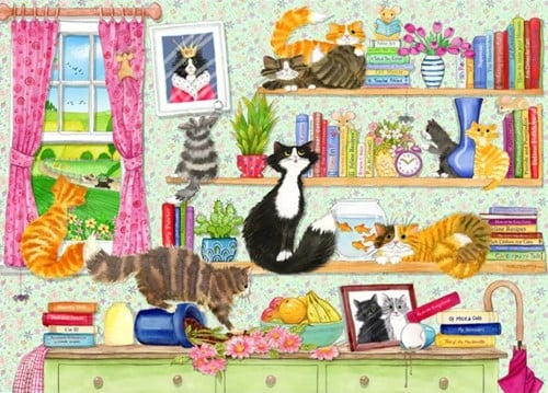 Catastrophe Cottage Puzzels (4 x 500 stukjes)-2