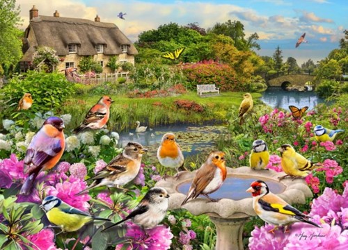 Birdsong by the Stream Puzzel (1000 stukjes)-2