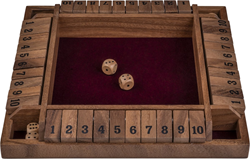 Shut The Box - Luxe Walnoot (4 spelers)