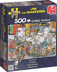 Afbeelding van het spelletje Jan van Haasteren - Snoepfabriek Puzzel (500 stukjes)