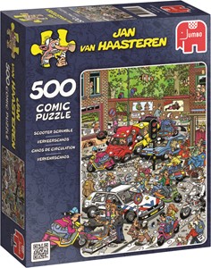 Afbeelding van het spelletje Jan van Haasteren - Verkeerschaos Puzzel (500 stukjes)