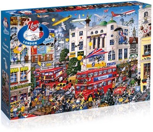 Afbeelding van het spel I Love London Puzzel (1000 stukjes)