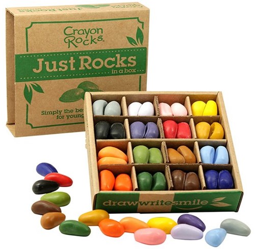 Crayon Rocks - Just Rocks in a Box (64 stuks)