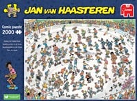 Jan van Haasteren - Skateboarden In De Bowl Puzzel (2000 Stukjes)-3