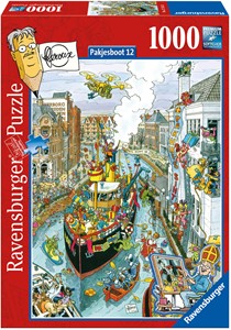 Afbeelding van het spel Fleroux - Stoomboot Puzzel (1000 stukjes)