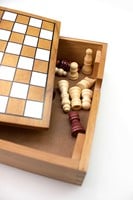 Schaken in houten box-2