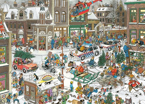 Jan van Haasteren - Kerstmis Puzzel (1000 stukjes)-2