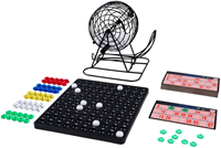 Lottomolen Zwart Metaal 90 ballen (13,5cm)-2