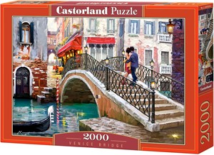 Thumbnail van een extra afbeelding van het spel Venice Bridge Puzzel (2000 stukjes)